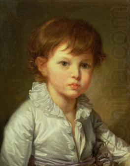 Jean Baptiste Greuze Portrait of Count Stroganov as a Child china oil painting image